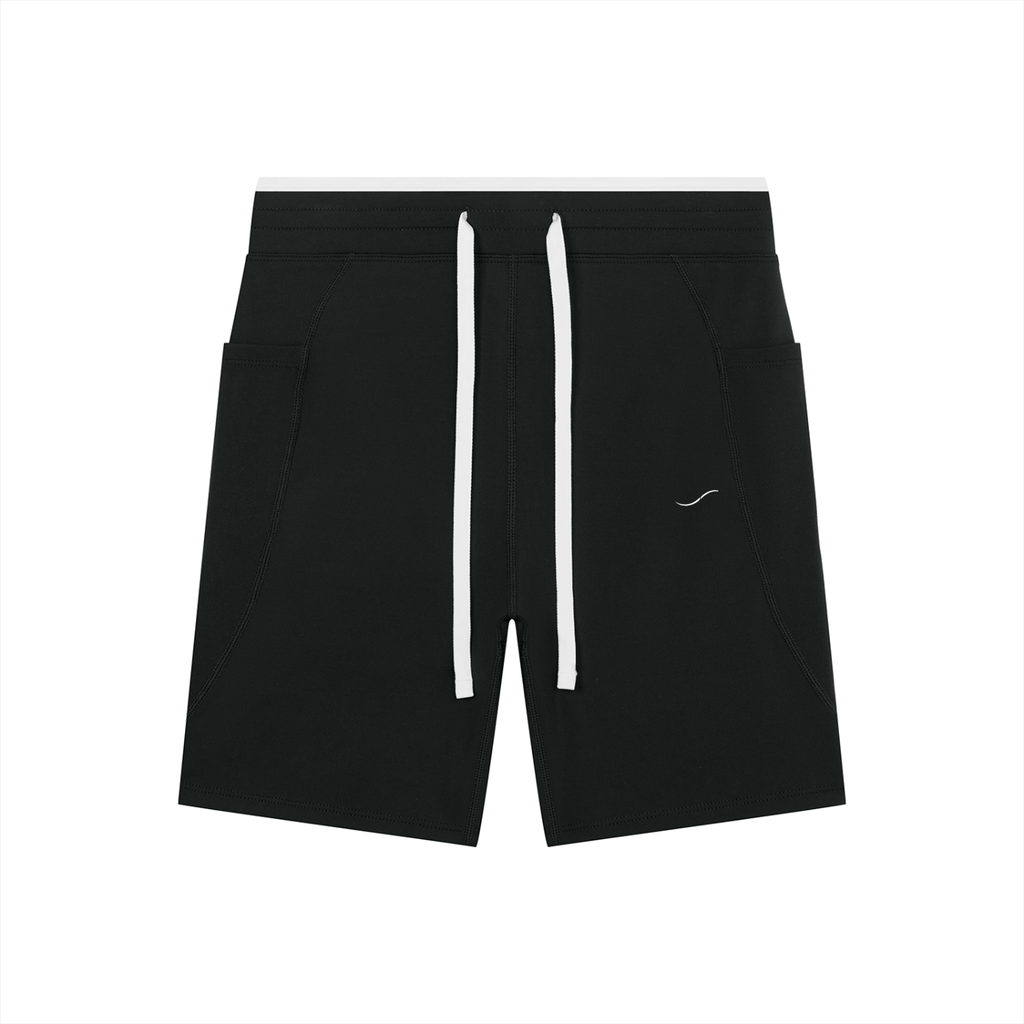 Women's High Rise Color Block Yoga Shorts