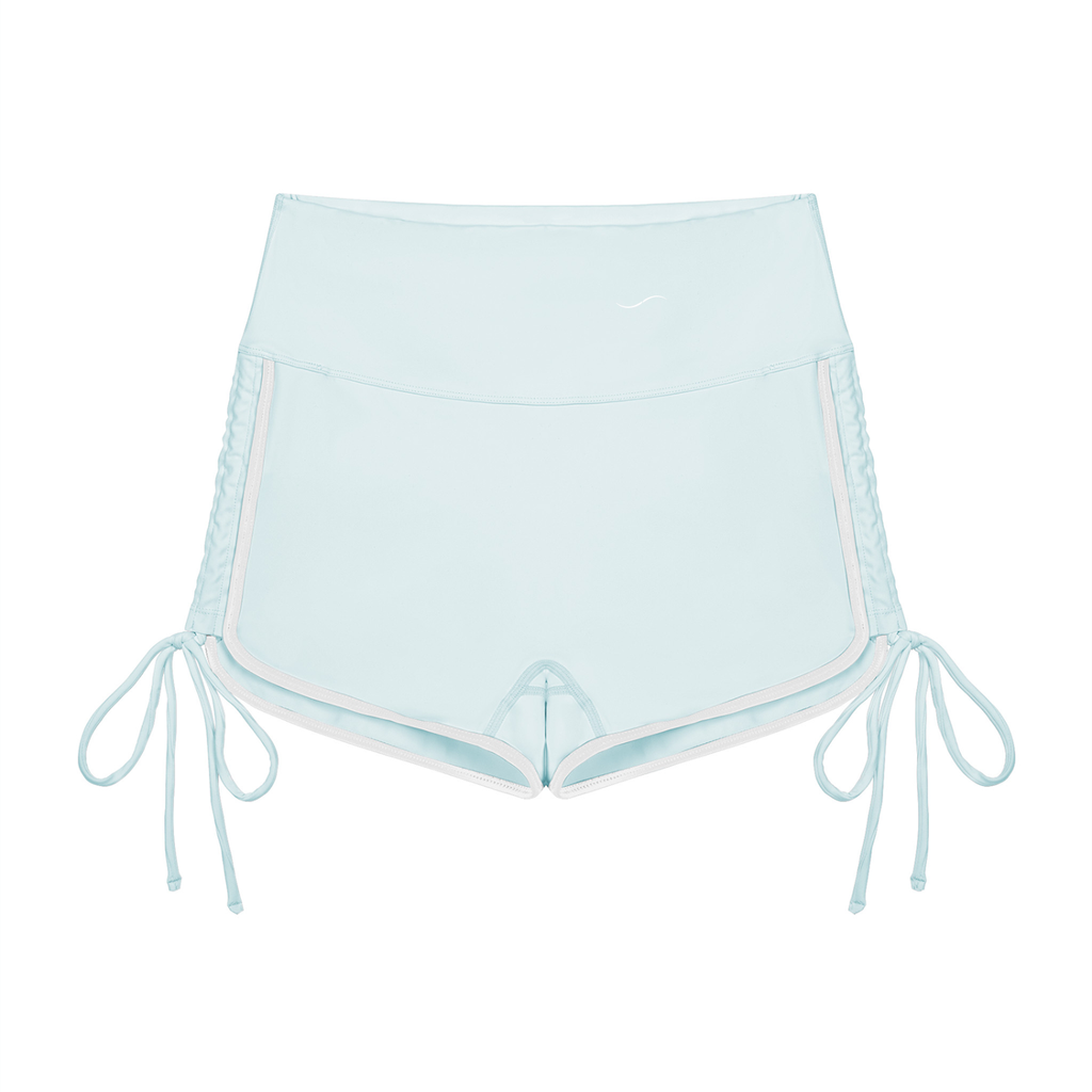 Women’s Color Block High Waisted Yoga Shorts