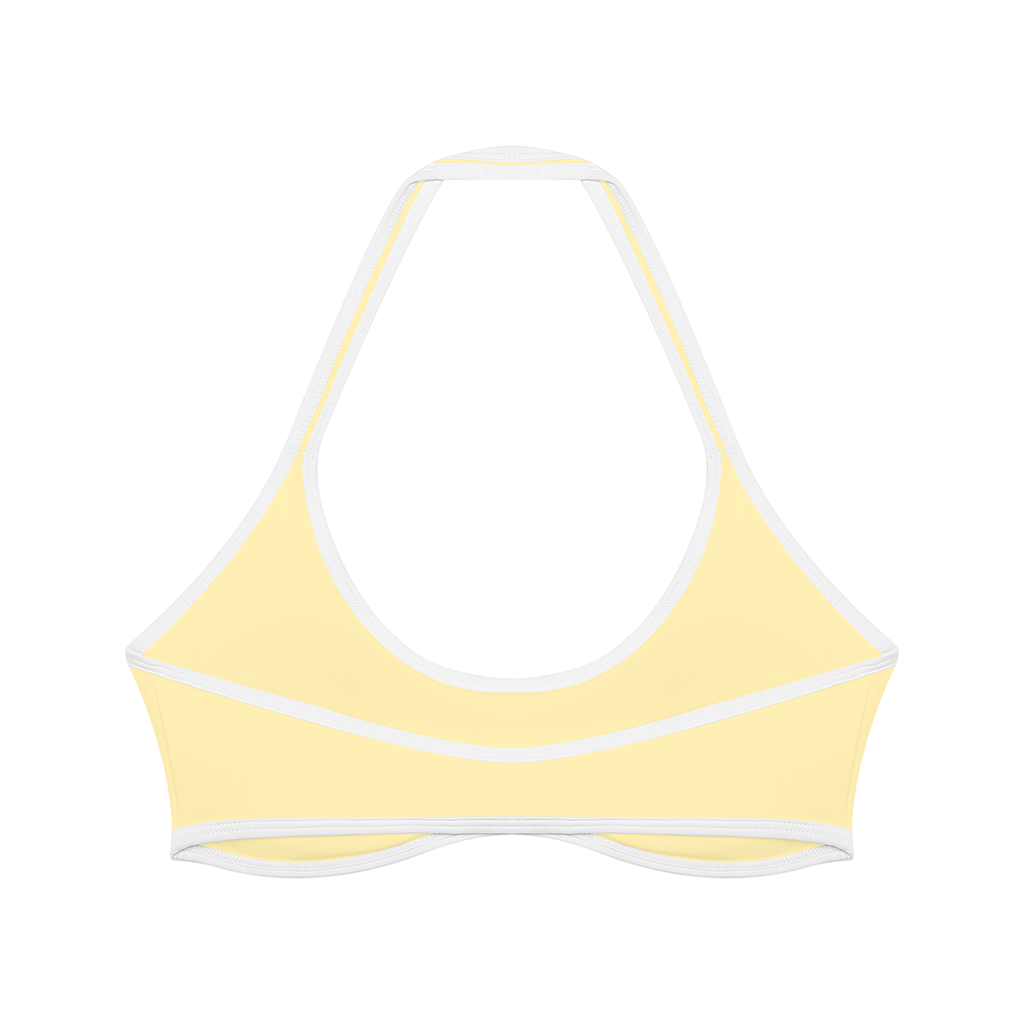 Women's Halter Color Block Yoga Sports Bra